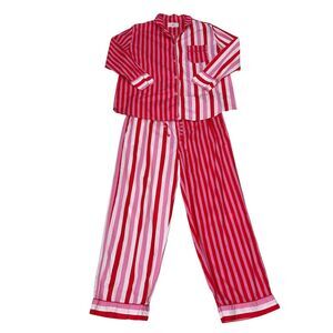 Printfresh Long PJ Set in Taffy Stripes Size L